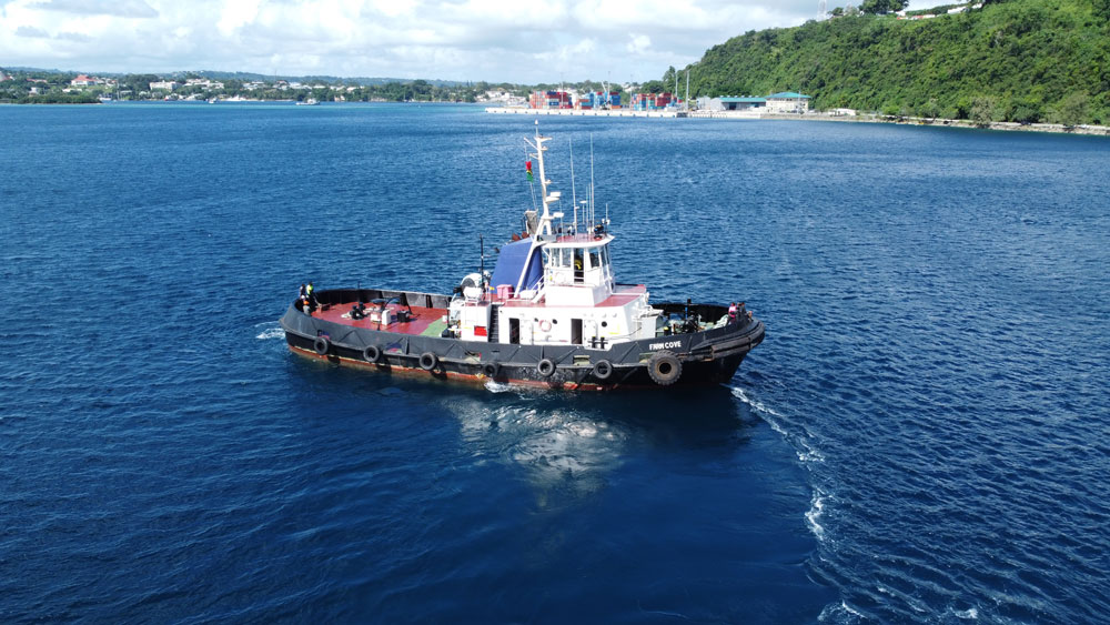 Tugboat Farm Cove at Vanuatu