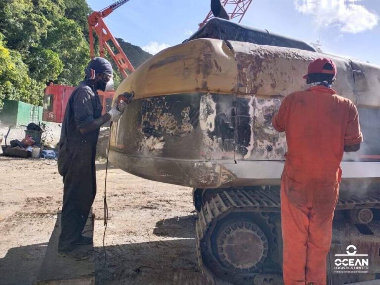 The onshore team consistently worked diligently to maintain operational machinery and supported various marine construction projects.